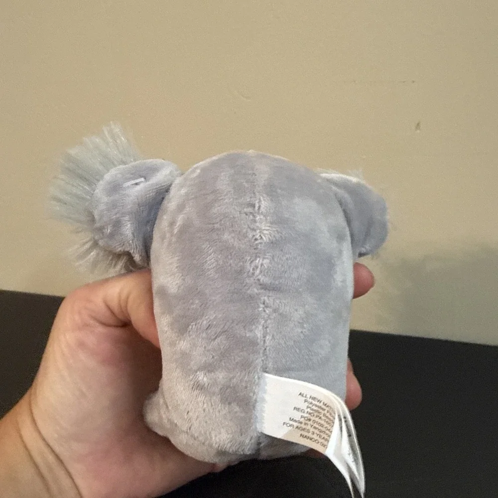 NanCo Belly Buddies Koala Plush With Lanyard  Strap To Carry Blue Eyes N W/Tag